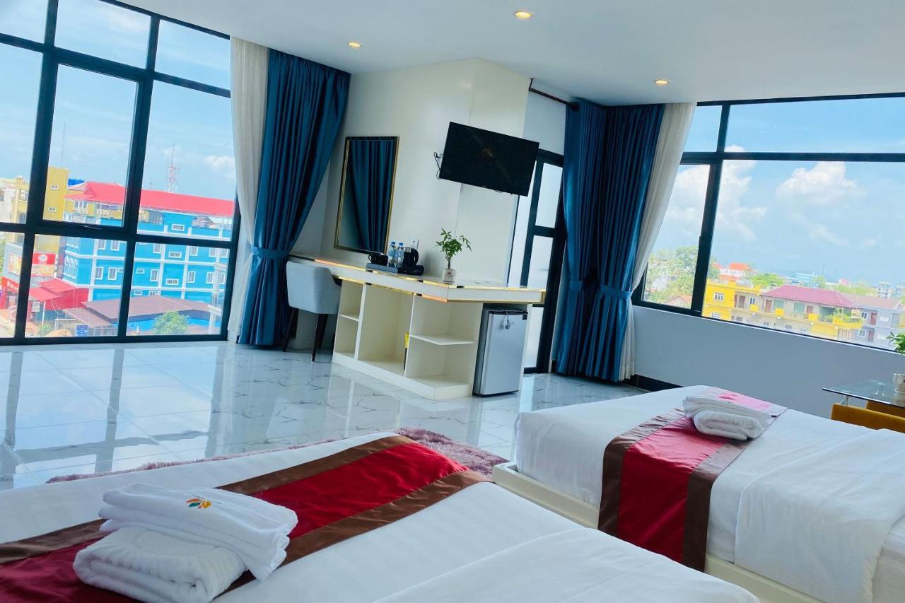 Kampot Sunny Hotel Экстерьер фото